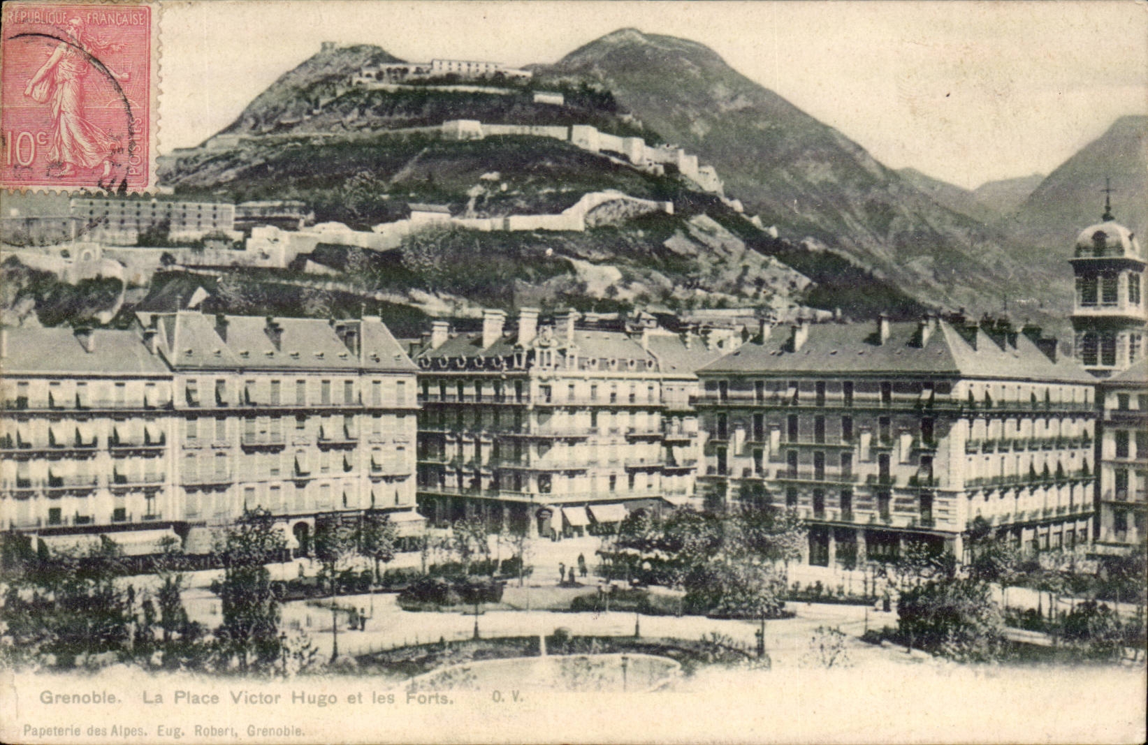 Grenoble - the Place Victor Hugo CPA