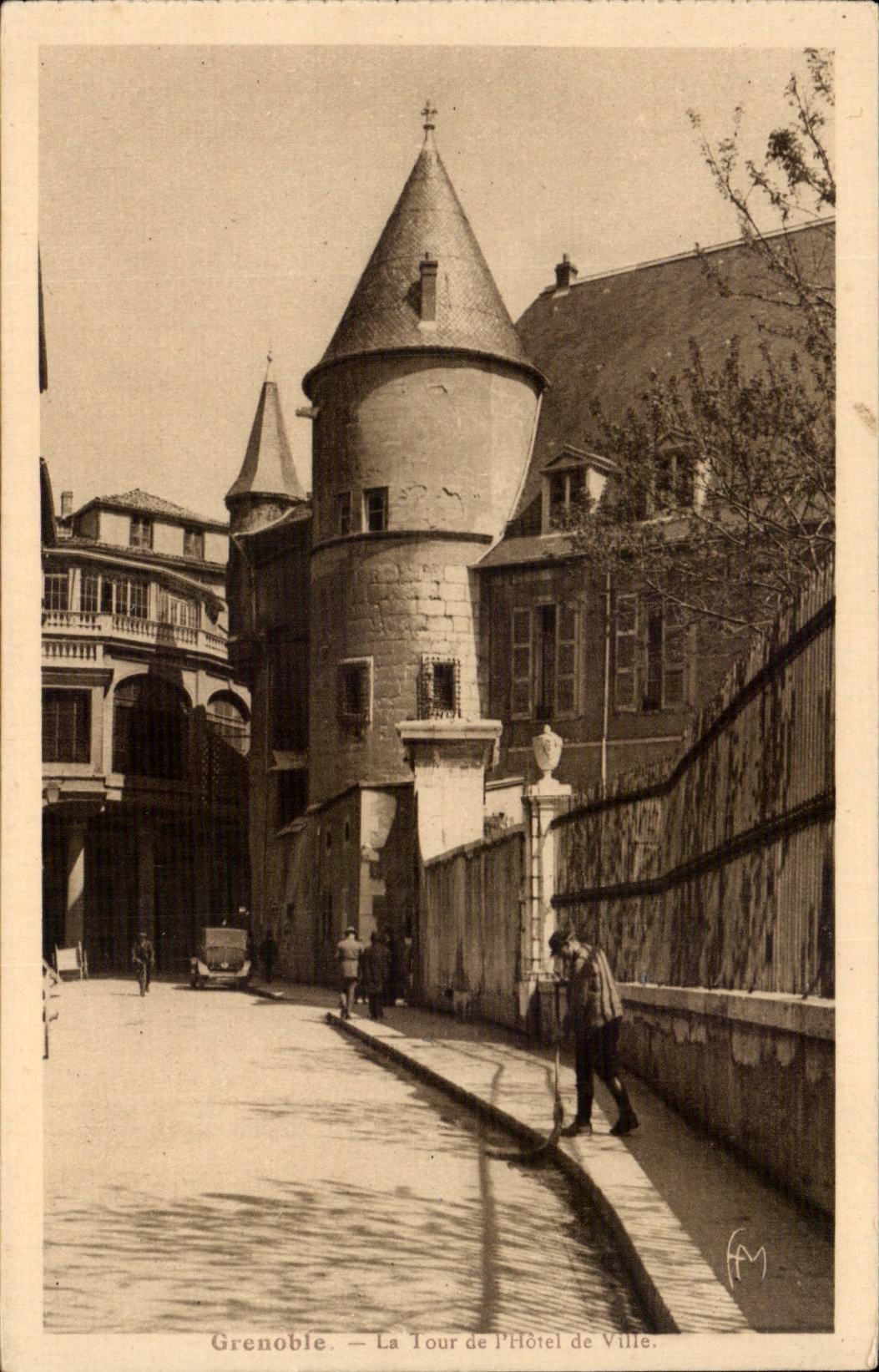 Grenoble - the Tower of the Town hall CPA