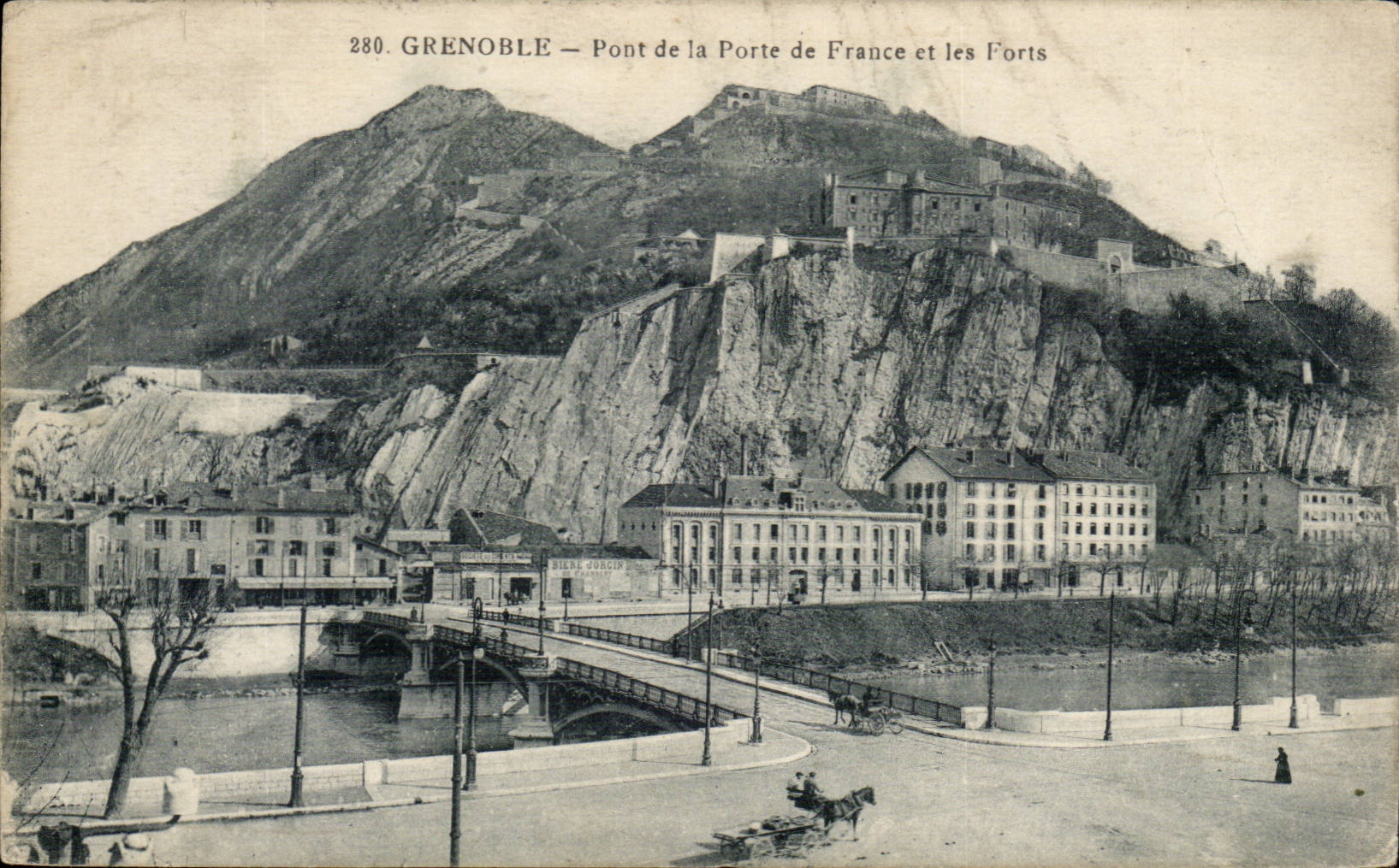 Grenoble - Bridge of the Gate of France and the Forts - CPA