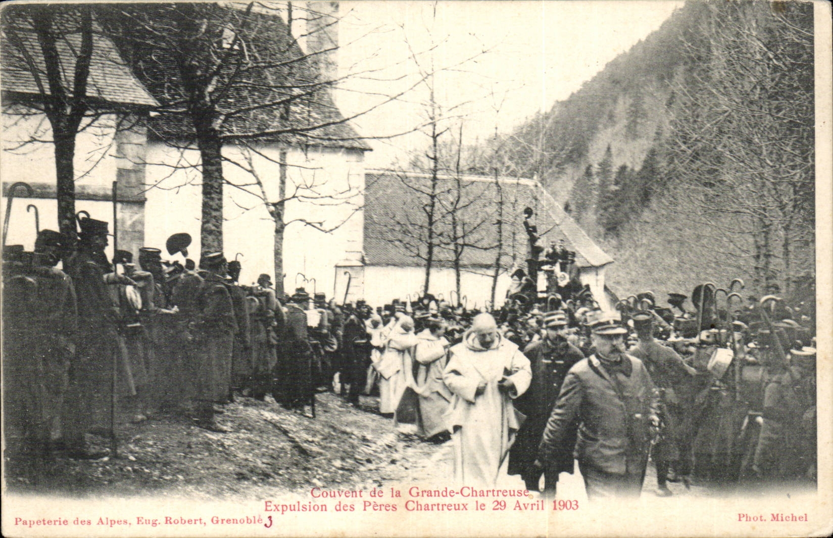 Brut grosses Chartreuse - Entfernung der Vater das Militaria am 29 April 1903 - CPA TOP (Gendarme Gendarmes