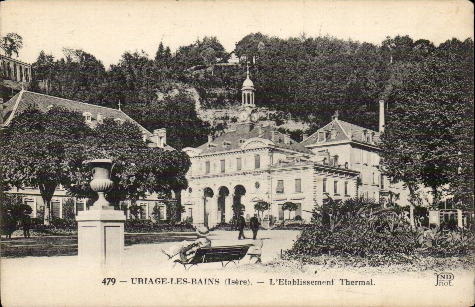 Uriage les Bains - Hydropathic establishment - CPA