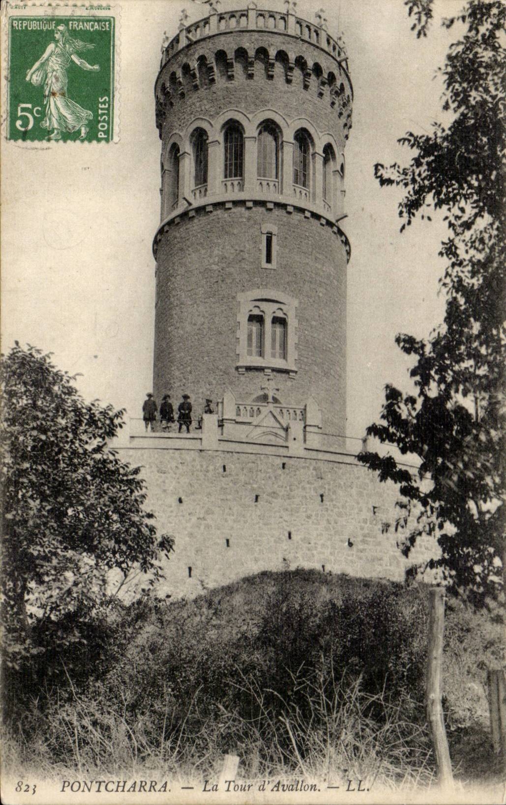 Pontcharra - der Aufsatz von Avallon - CPA