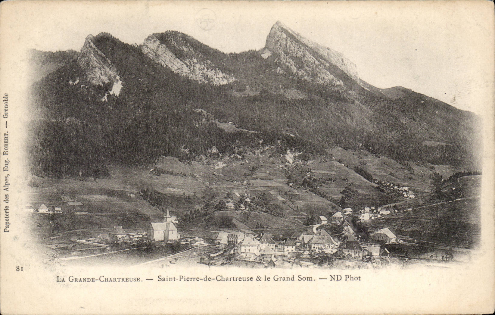 Grosses Chartreuse CPA Saint Pierre des Chartreuse und grossen Som