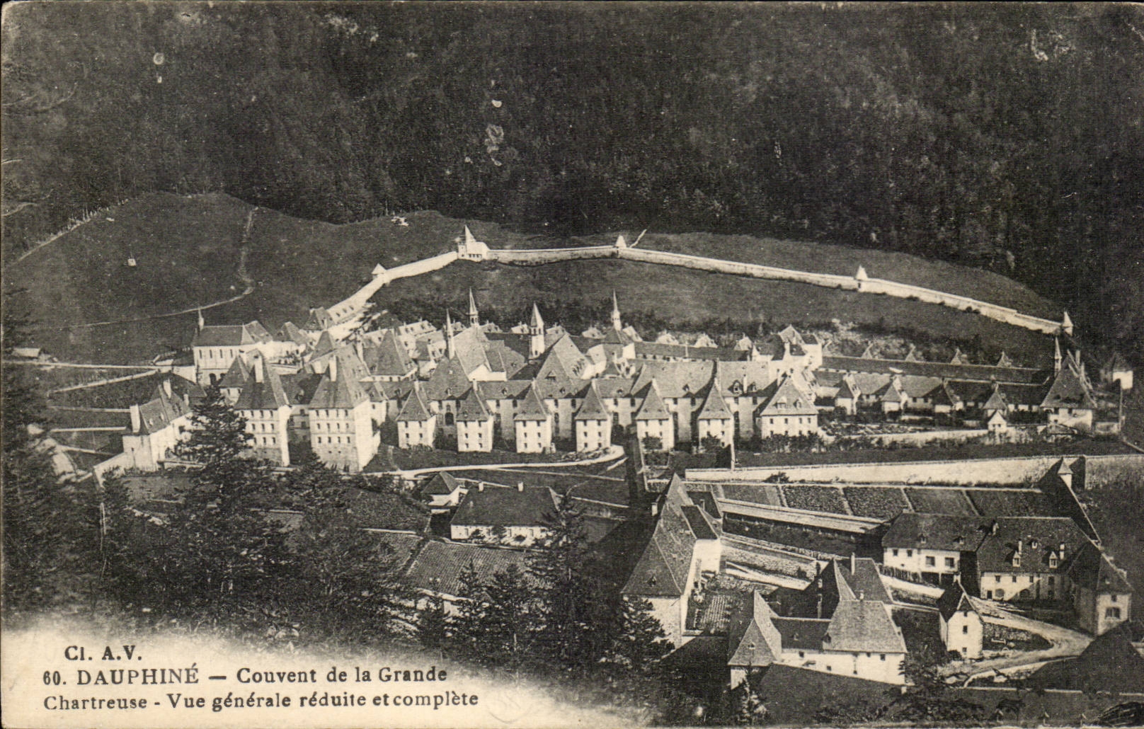 Die grosse Chartreuse verringerte CPA Brut-Ansicht und schliessen ab