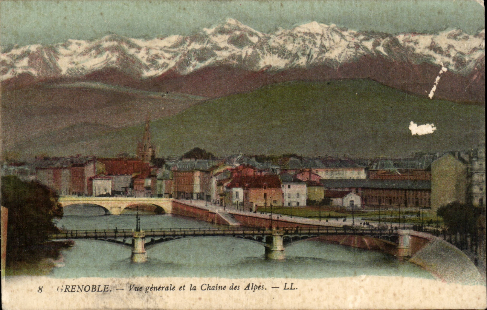 Grenoble CPA View of the alpine range