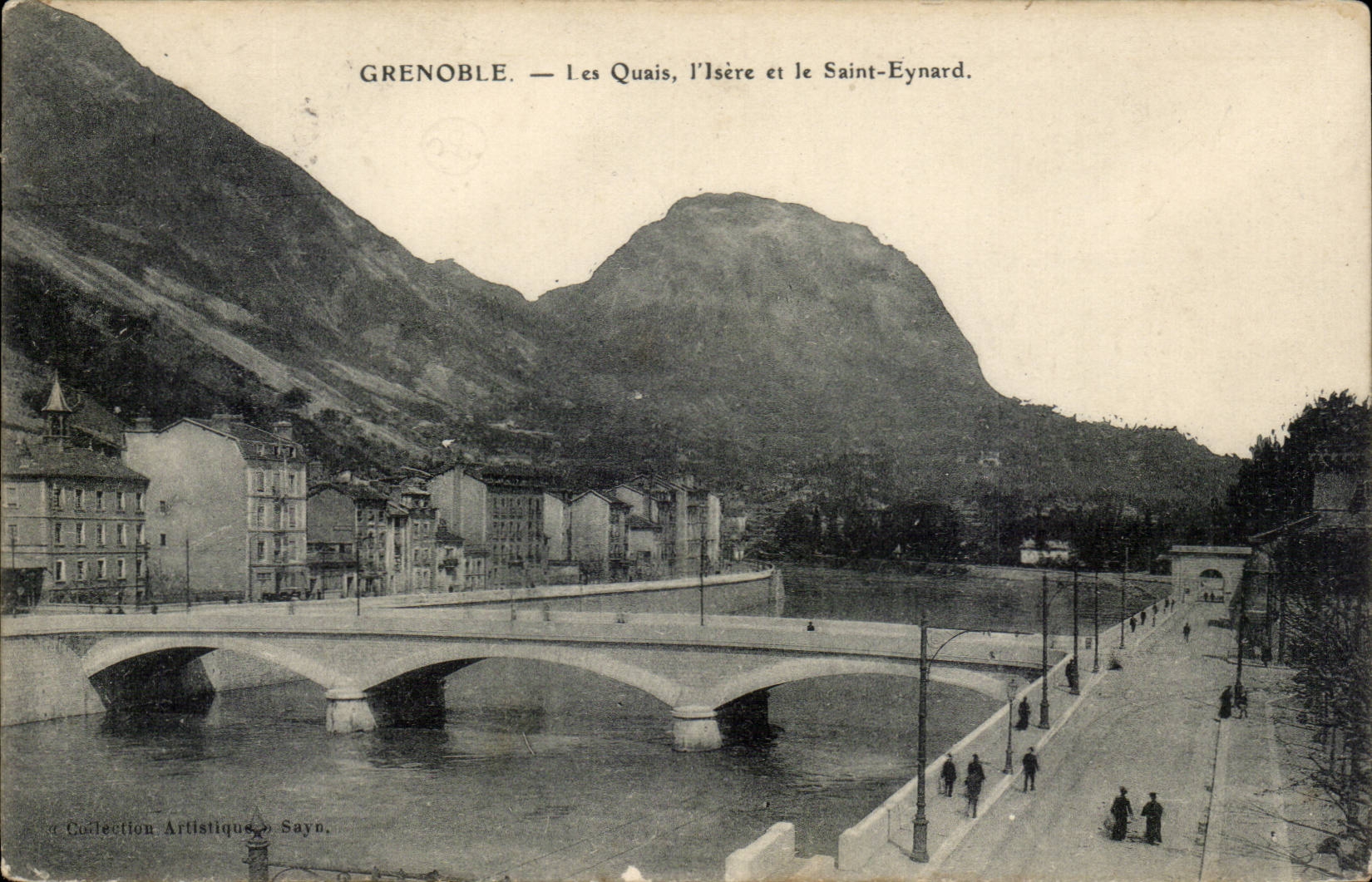 Dauphine CPA Grenoble quays Isere and Saint Eynard