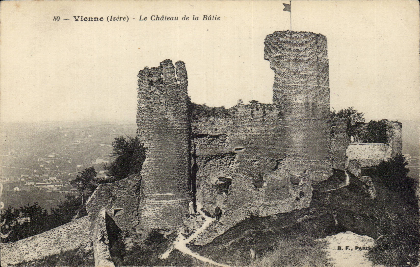 Vienne CPA Le chateau de la Batie
