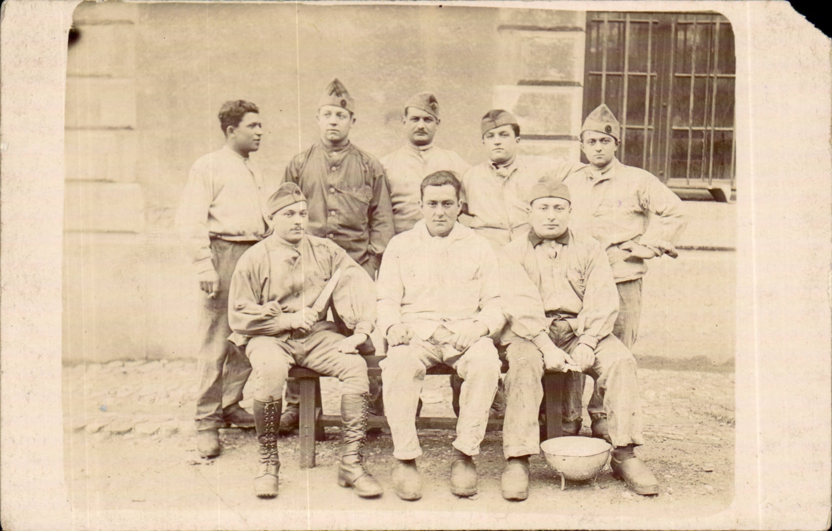 Grenoble Real photo Military (militaria) photographer Red-headed Paul data base of the esplanade