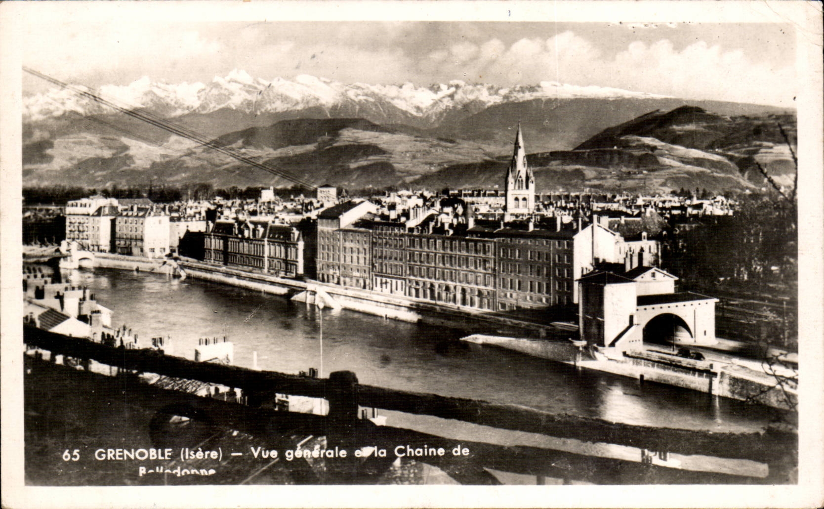 Grenoble CPA View and chains it of Belledonne