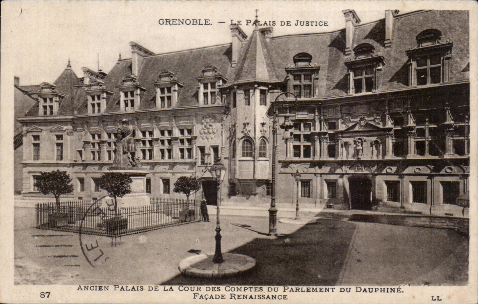 Grenoble CPA Old palate of the Court of Auditors of the Parliament of the Dauphine Frontage Renaissance