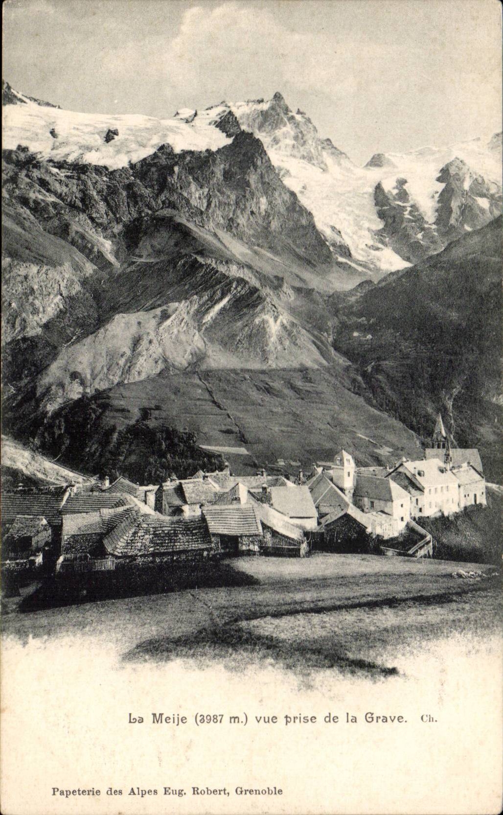 Dauphine CPA Meije seen from of the Low register