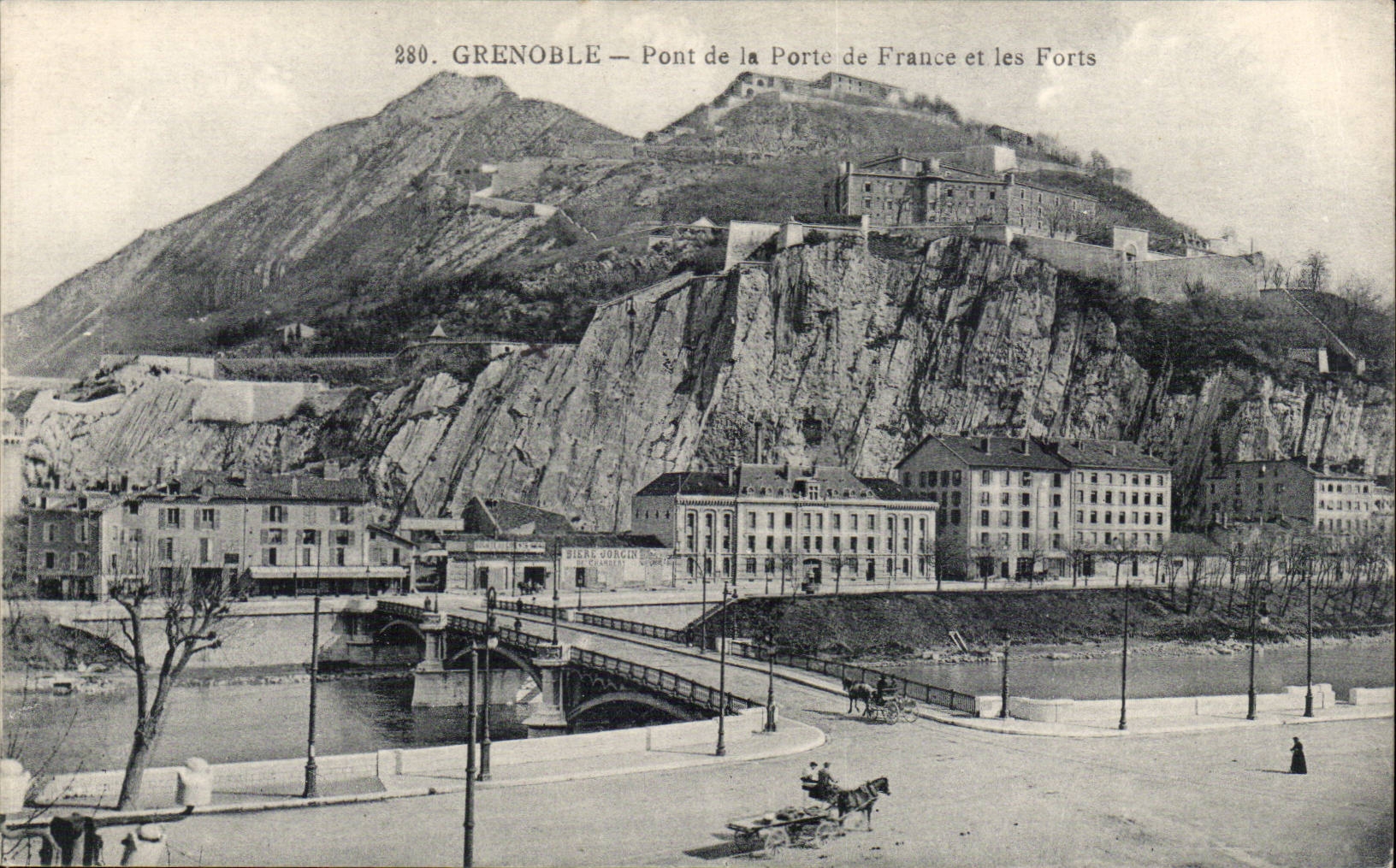 Grenoble CPA Bridge of the Gate of France and the forts