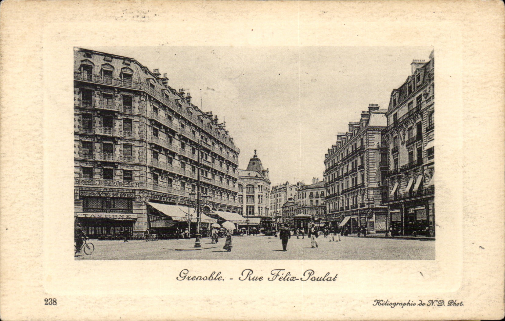 Grenoble CPA Street Felix Poulat