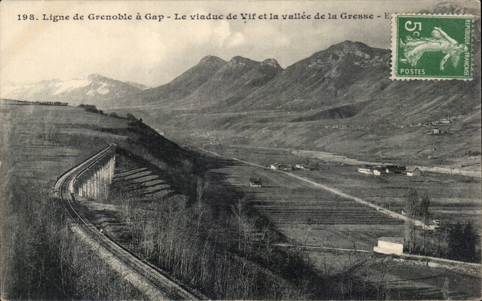 Line of Grenoble has Gap C?PA the viaduct of Sharp and the valley of Gresse