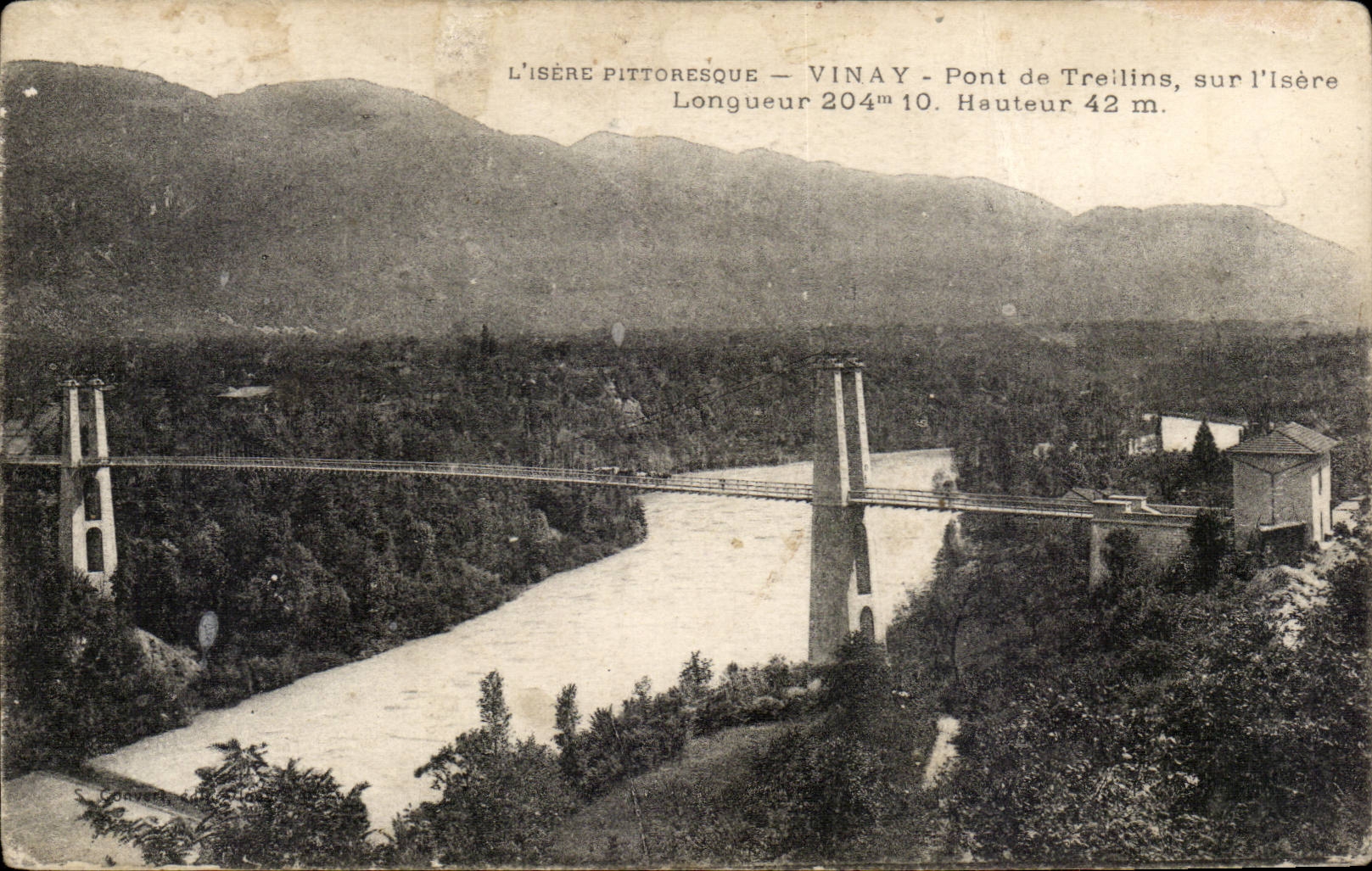 Dauphine CPA Vinay Bridge of Trellins on the isere