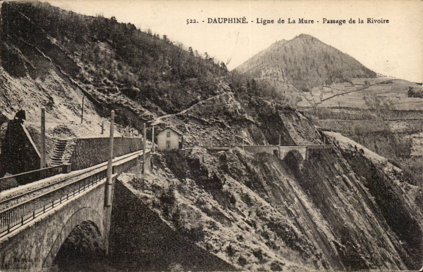 Dauphine CPA Ligne of Walls Passage of Rivoire