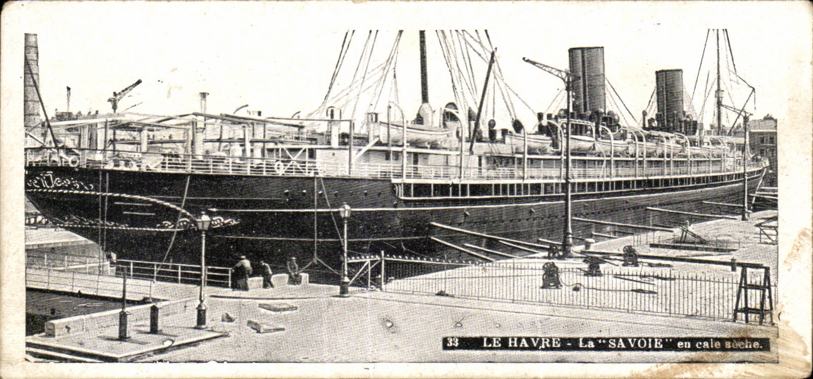 CPA Le Havre Savoy fixes of it cig (boat boat ship)
