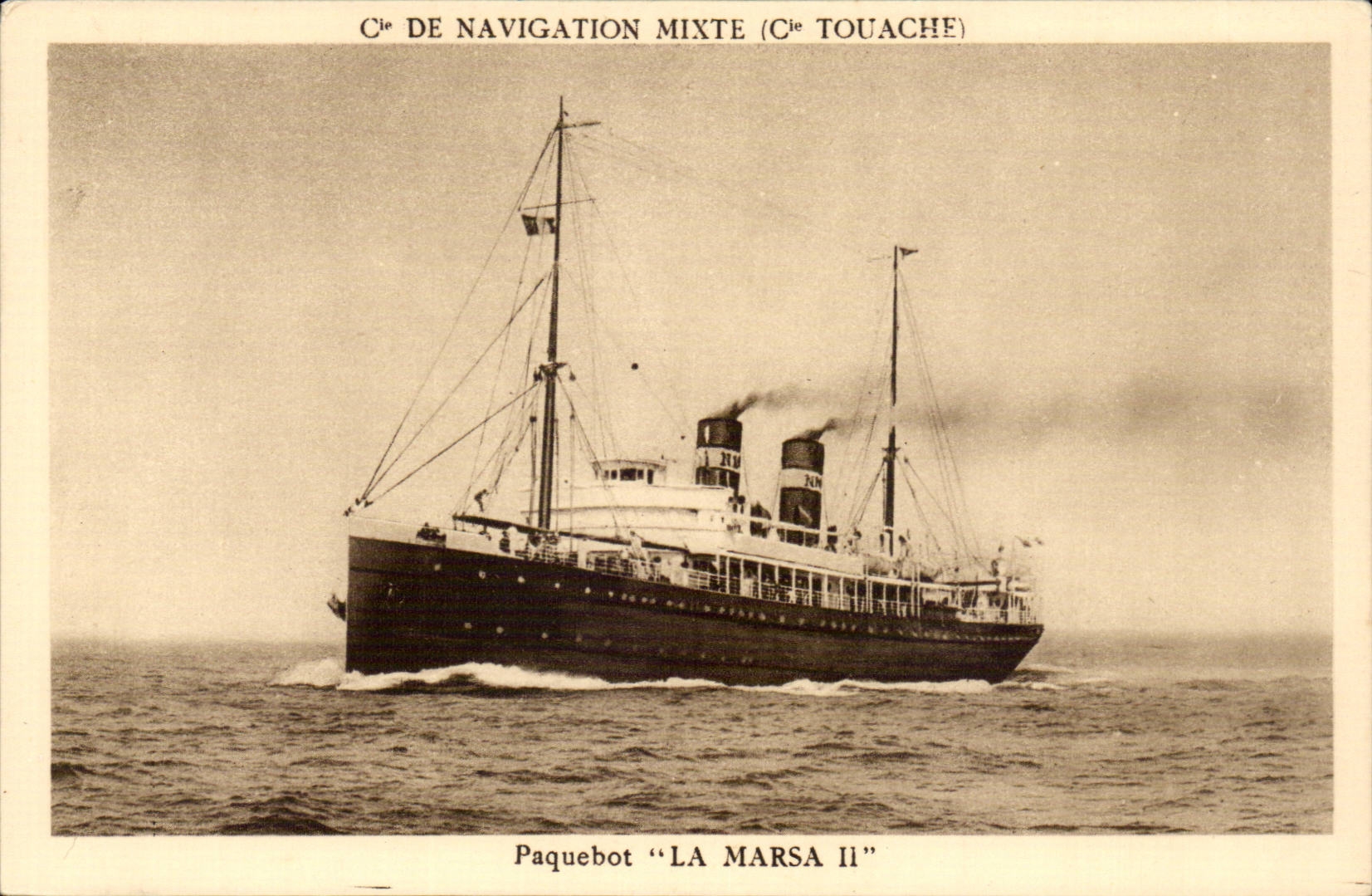 CPA Co of Navigation Mixete (boat boat ship) Co Touache MArsa II