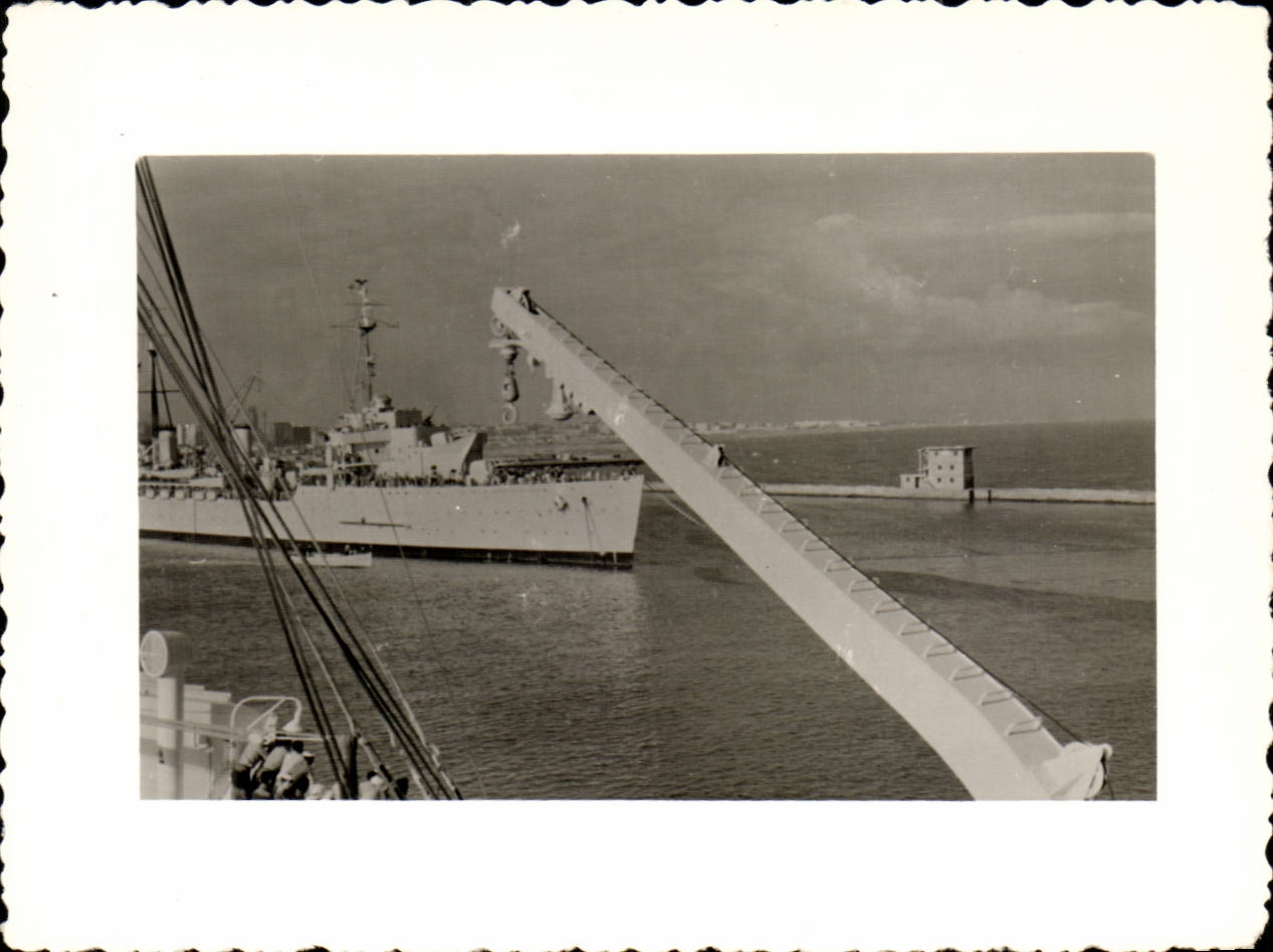 CPA Real photo Warship Destroyer