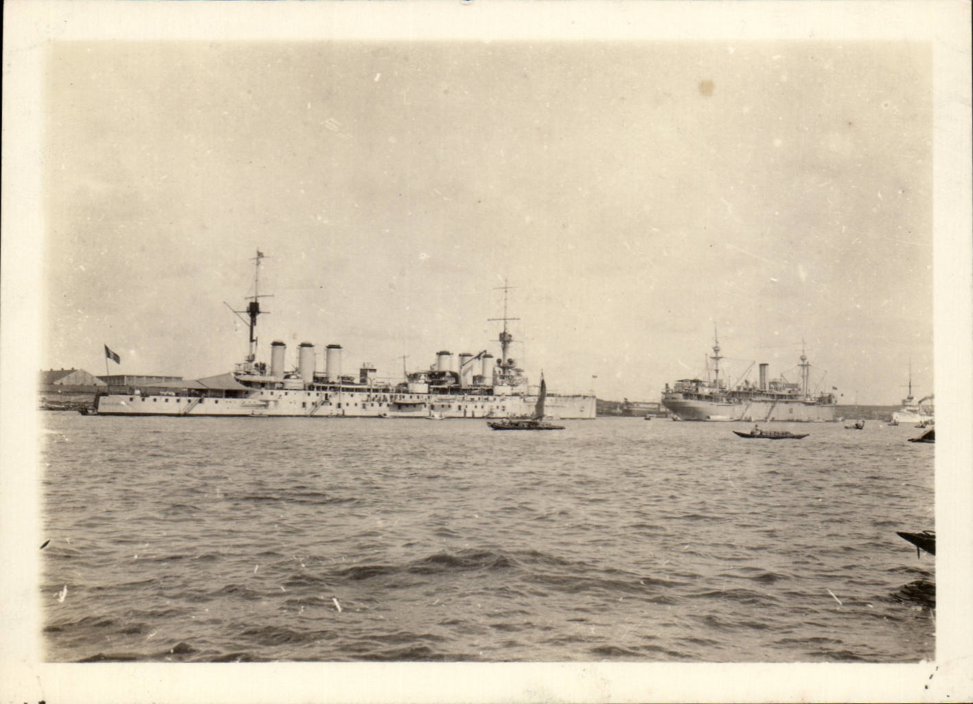 CPA Real photo Warship Armours