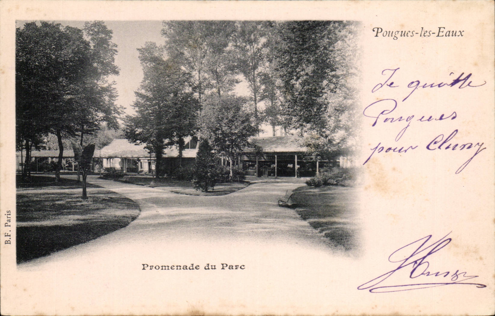 Pougues Water - Walk of the Park - CPA