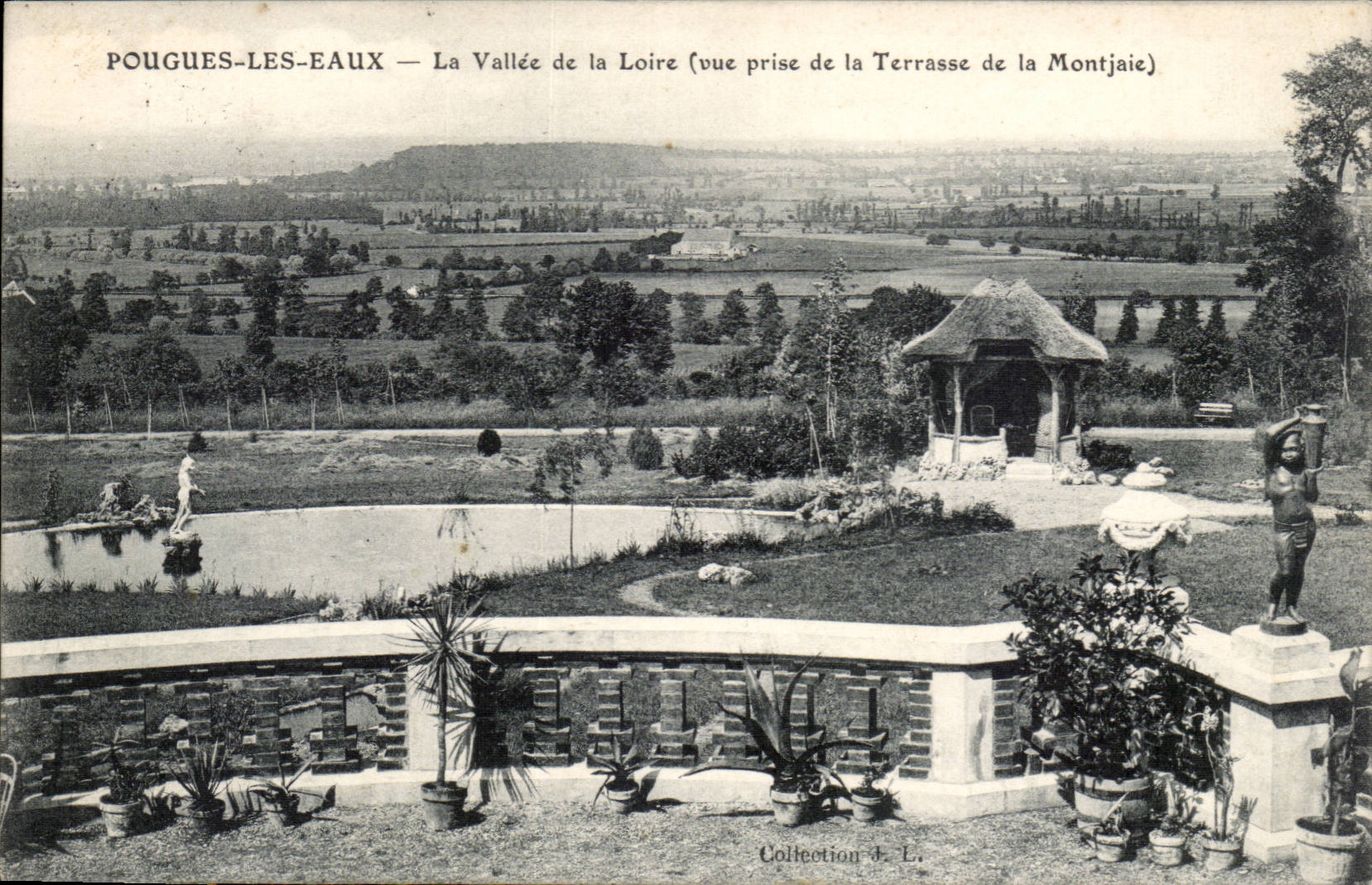 Pougues Water - the Loire Valley - seen from of the Terrace of Montjaie CPA