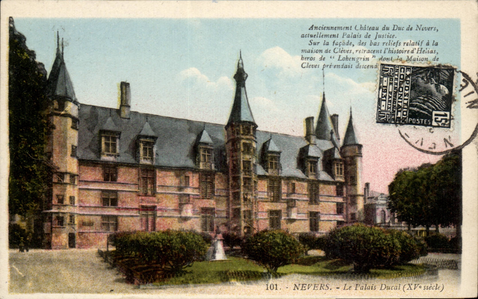 Nevers - Ducal Palate CPA