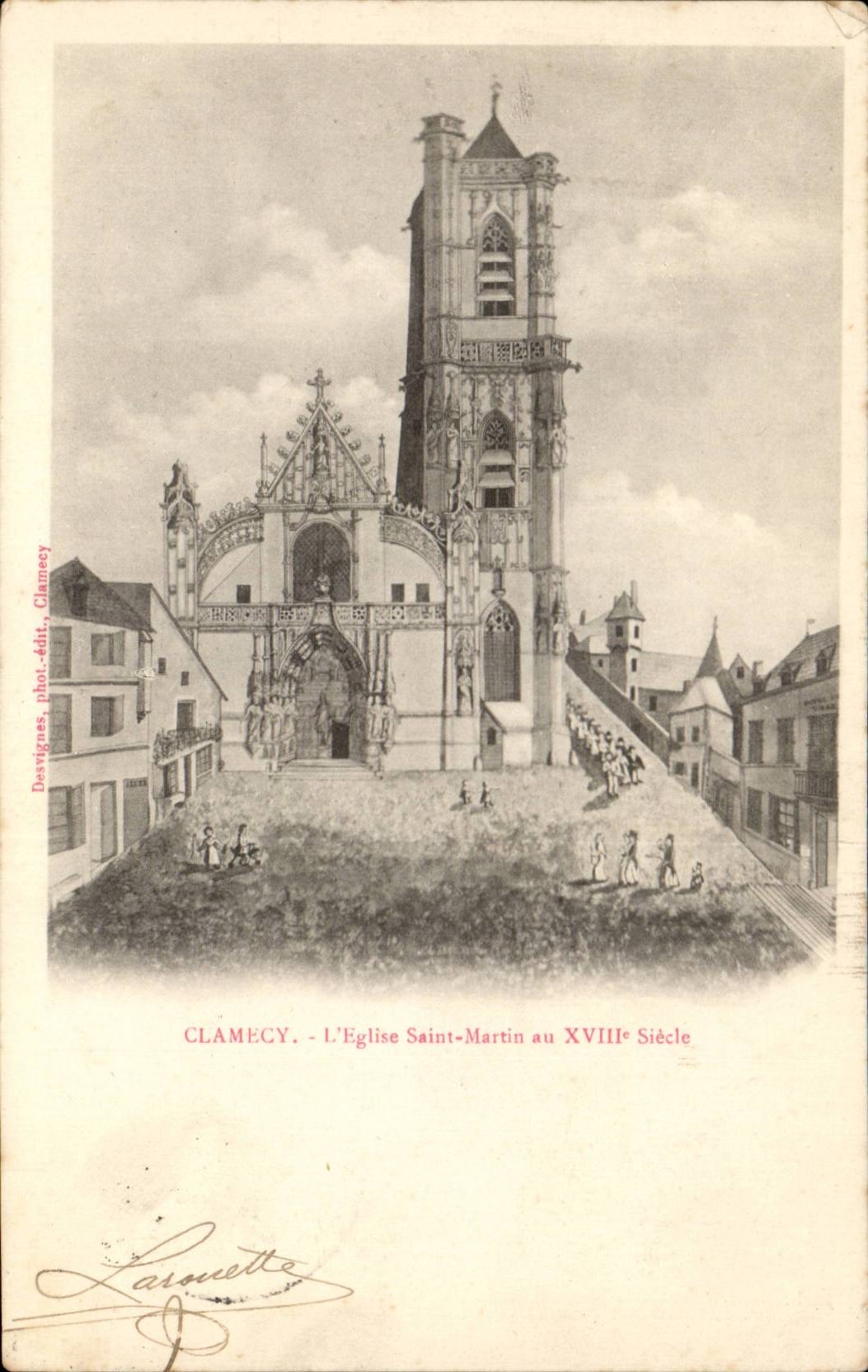 Clamecy - Kirche CPA