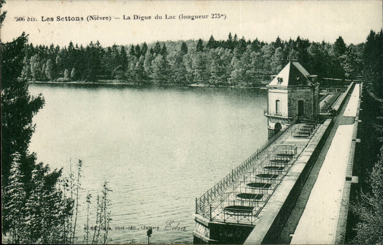 Settons - die Verdammung des Sees - CPA