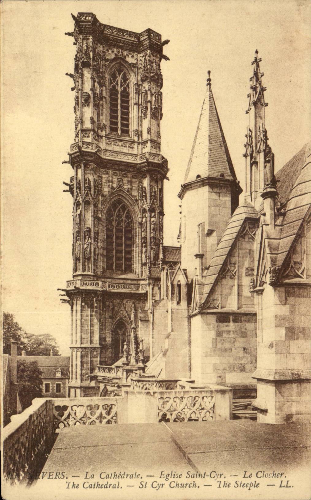Nevers - the Cathedral - Church St Cyr - CPA