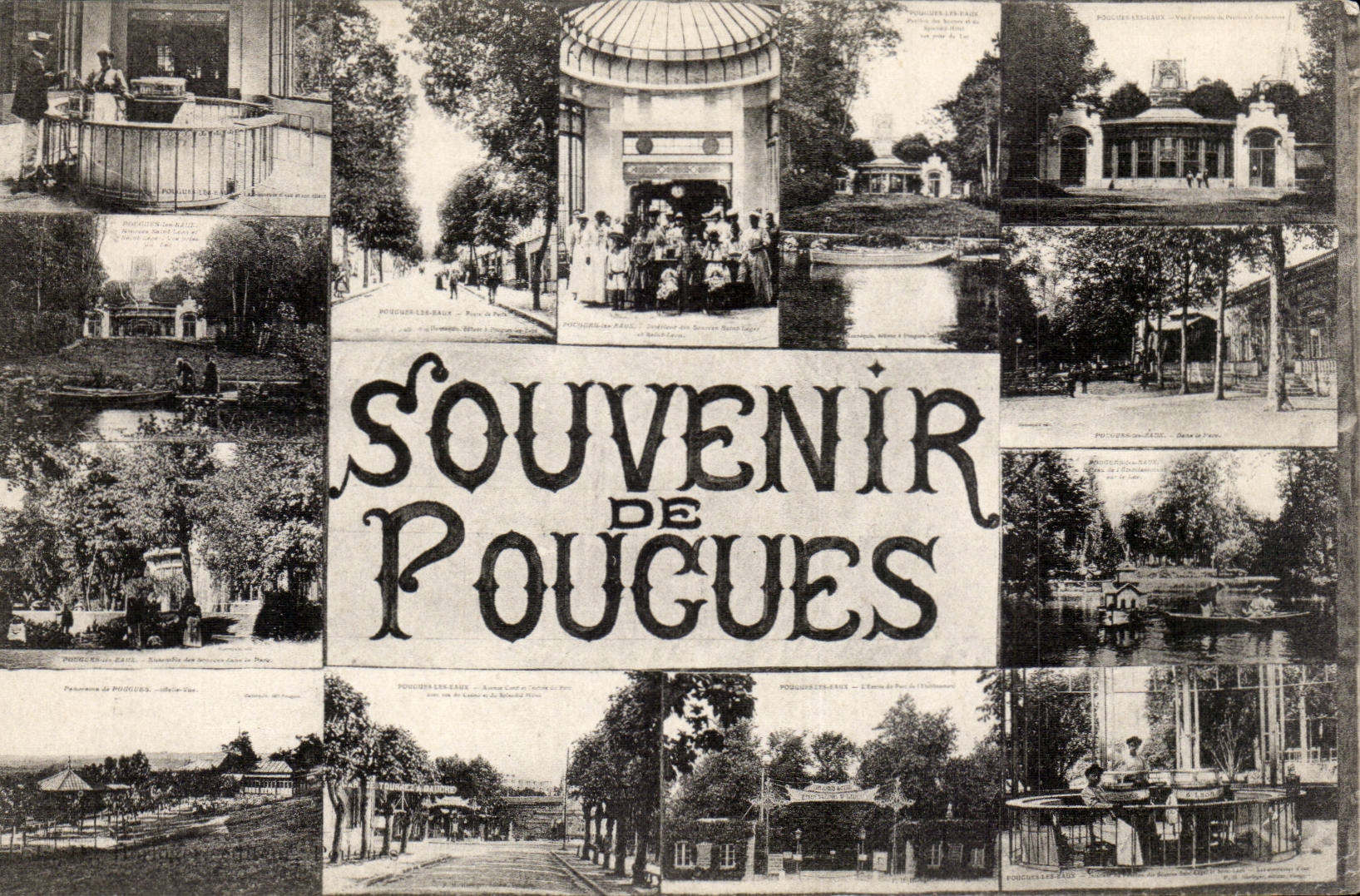 Pougues Water - Souvenir - CPA