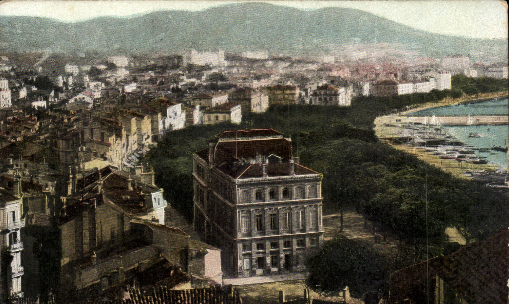 Cannes - View taken mount Knight - CPA