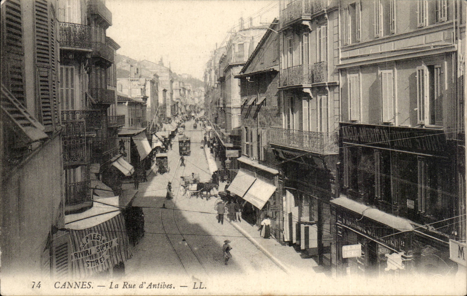 Cannes - Street of Antibes - CPA
