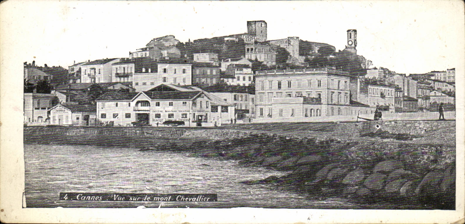 Cannes - Sight on the Mount Knight - CPA