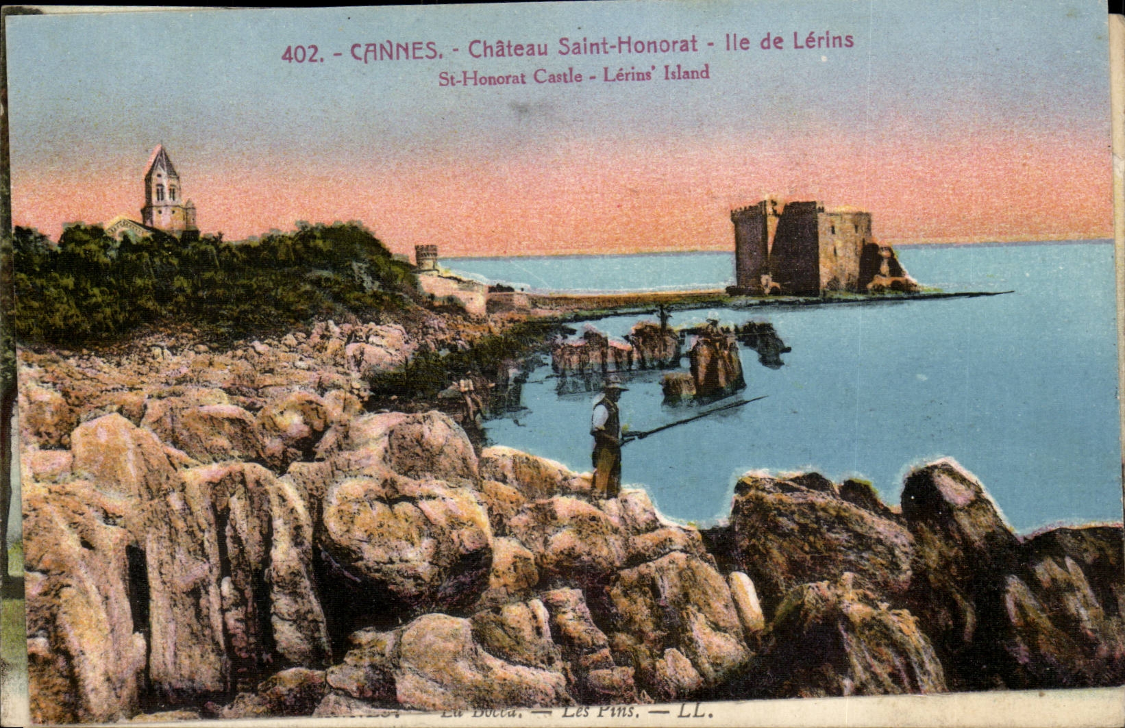 Cannes - Castle Saint Honorat - Island of Lerins - CPA