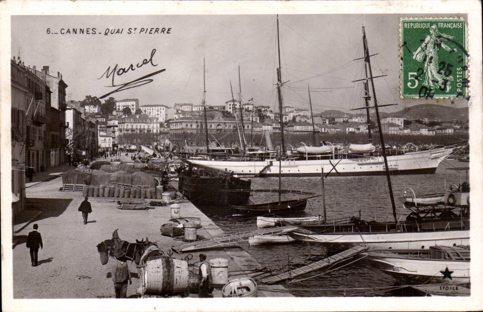 Cannes - Quay St Pierre CPA