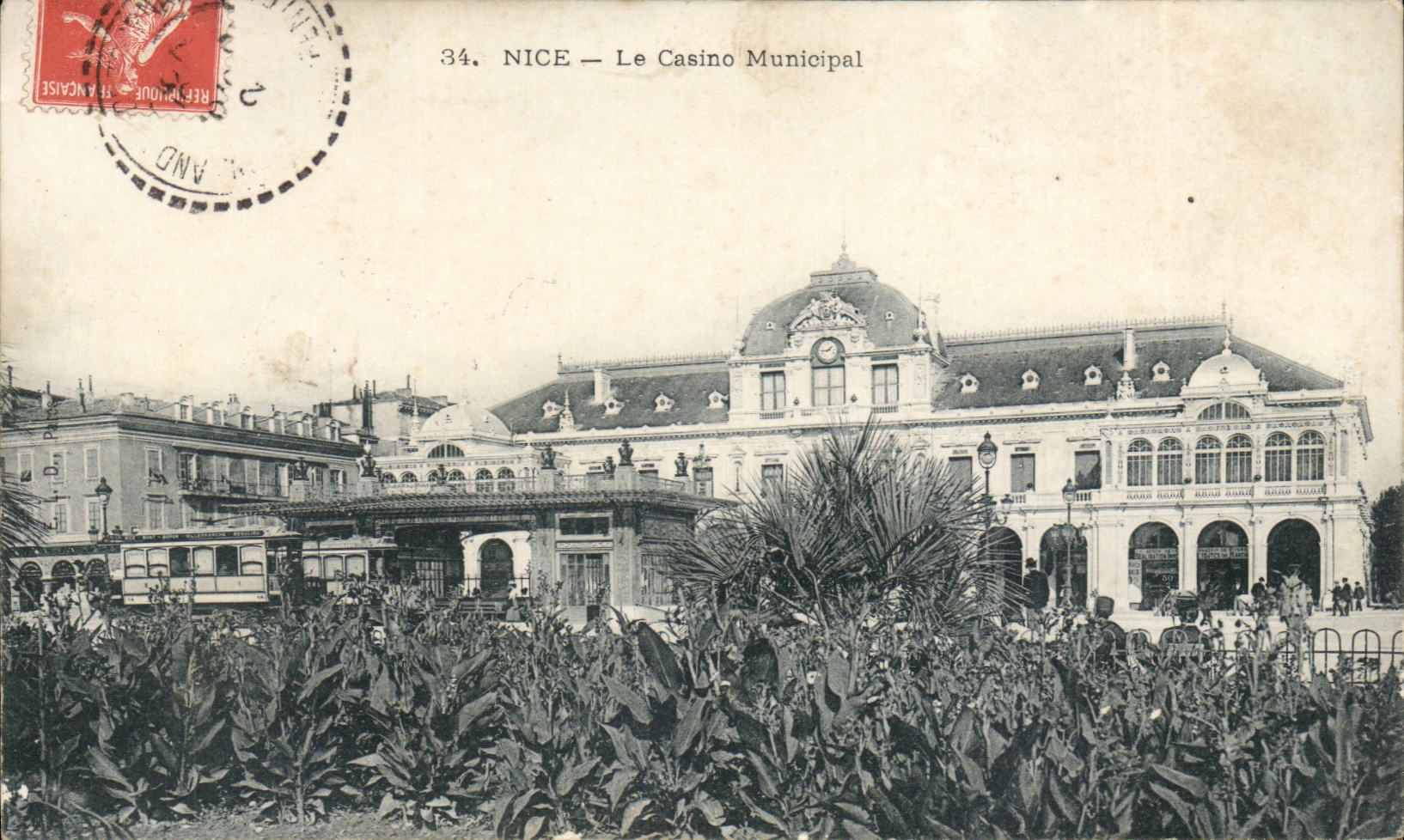 Cannes - the Municipal Casino - CPA