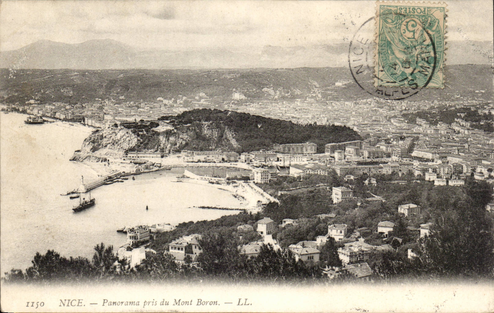 Nettes - Panorama genommen von der Bor-Einfassung - CPA