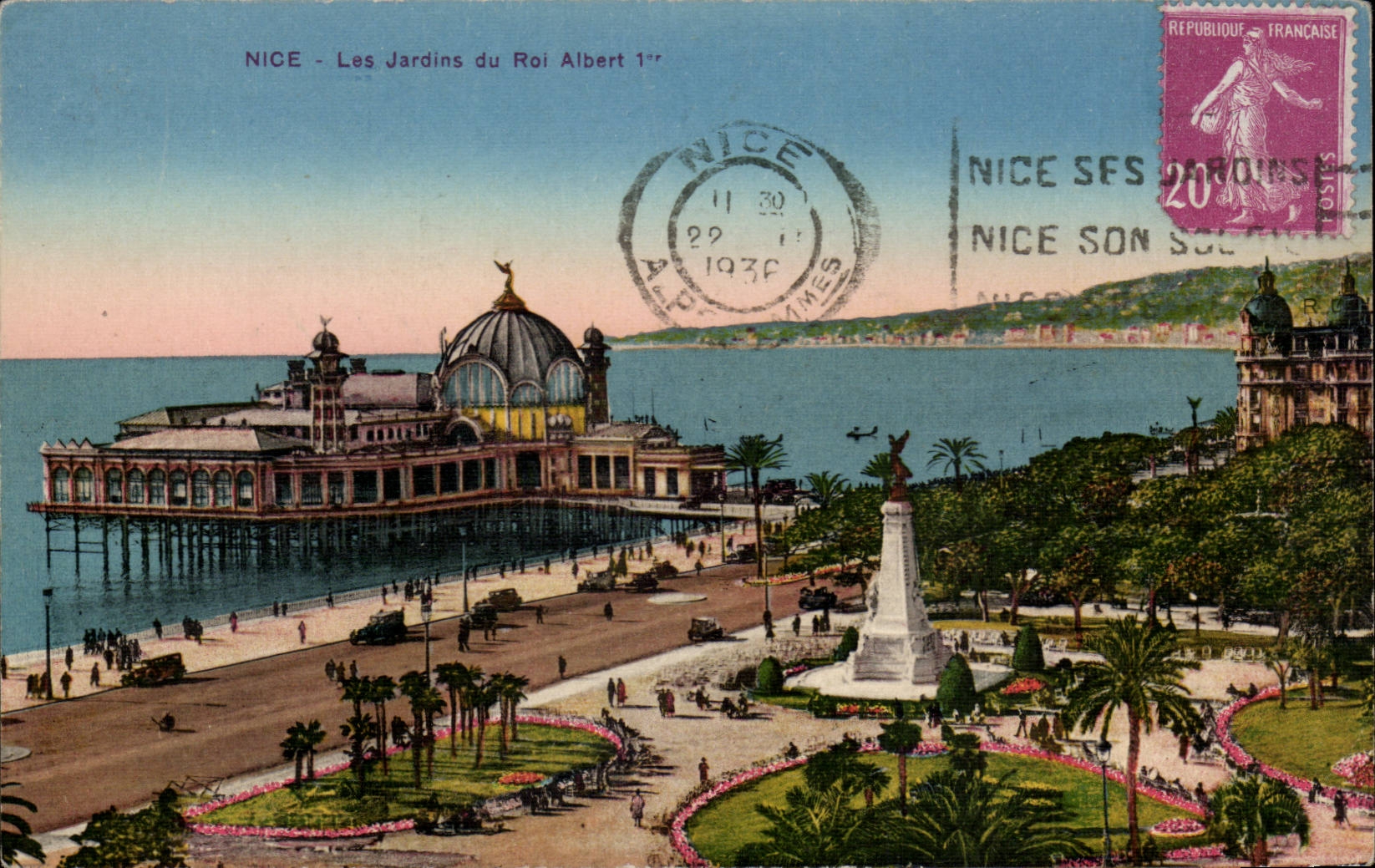 Nettes - Garten des Konigs Albert I - CPA