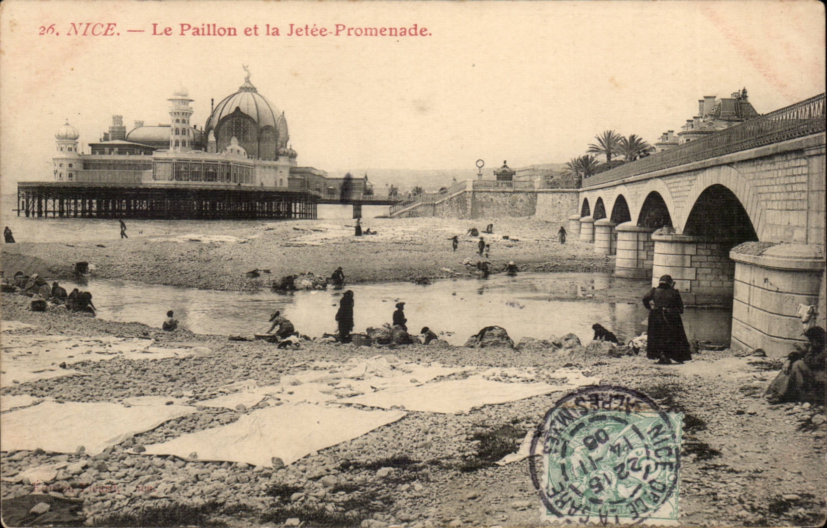 Nice - the Spangle and the Pier Walk - beach - CPA (lavender fields)