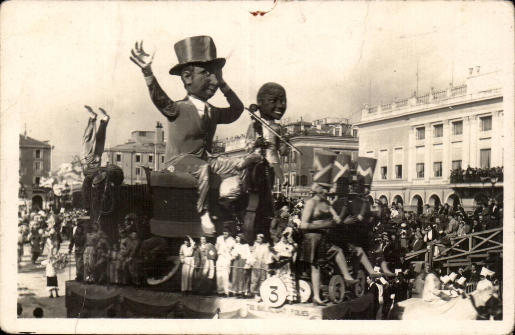 Nett - Karneval von Nizza - der Nachtbikini weg von den Verrucktheiten - Behalter - - CPA