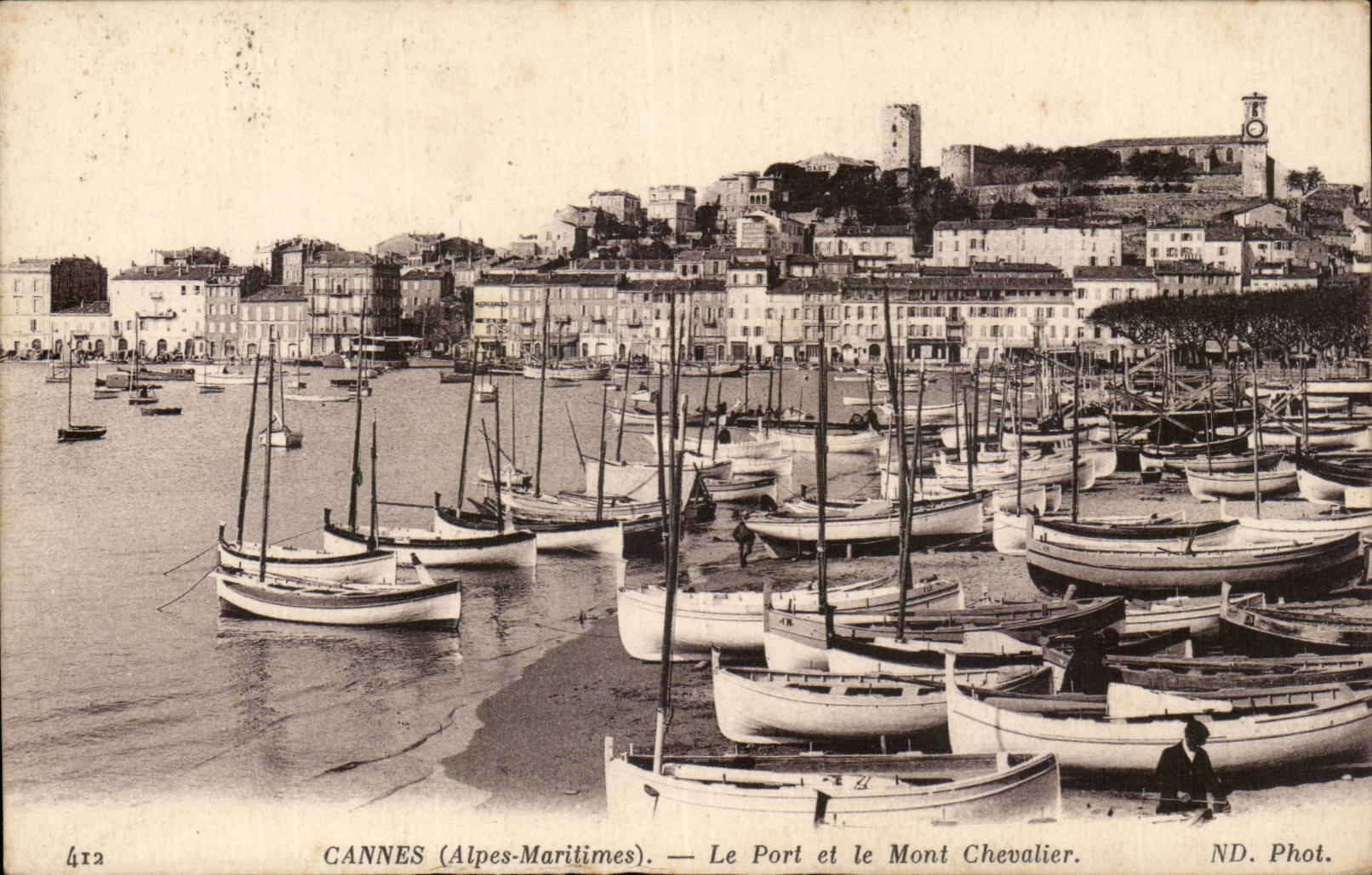 Falls of the Wolf - the Port and the Mount Knight - - CPA