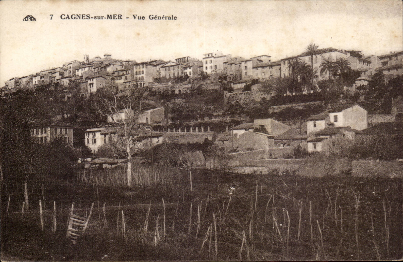 Cagnes auf Meer - Ansicht - CPA