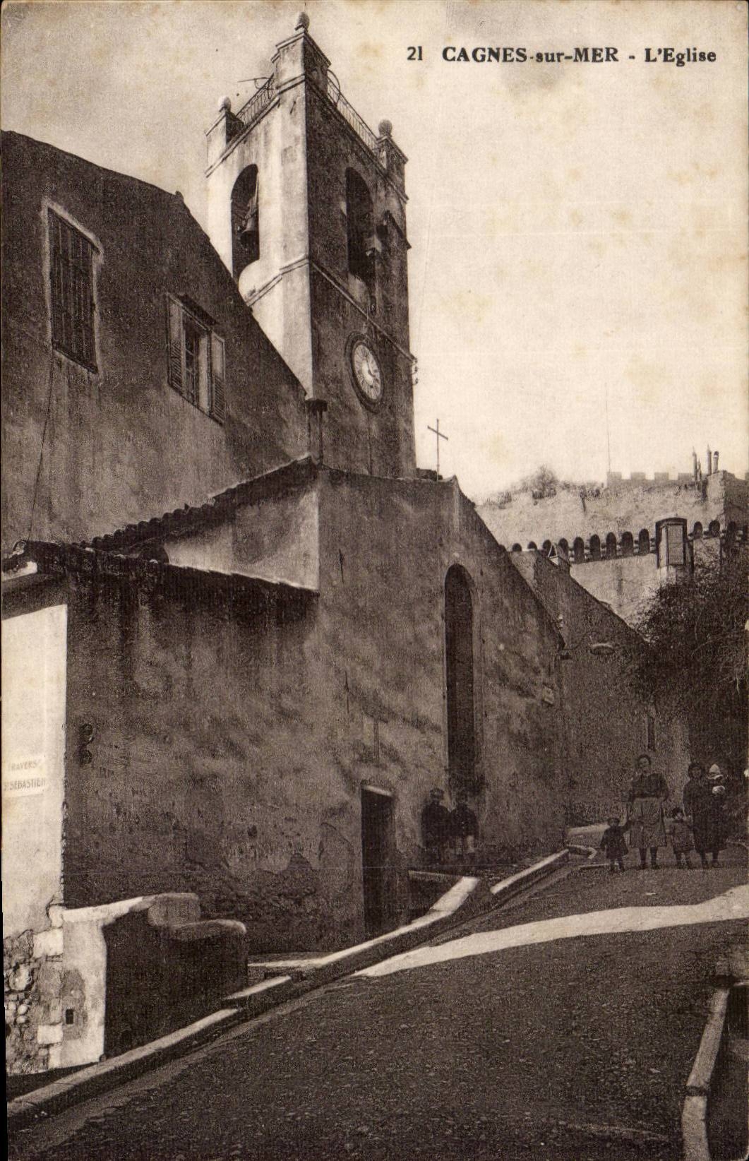 Cagnes on Sea the Church - CPA