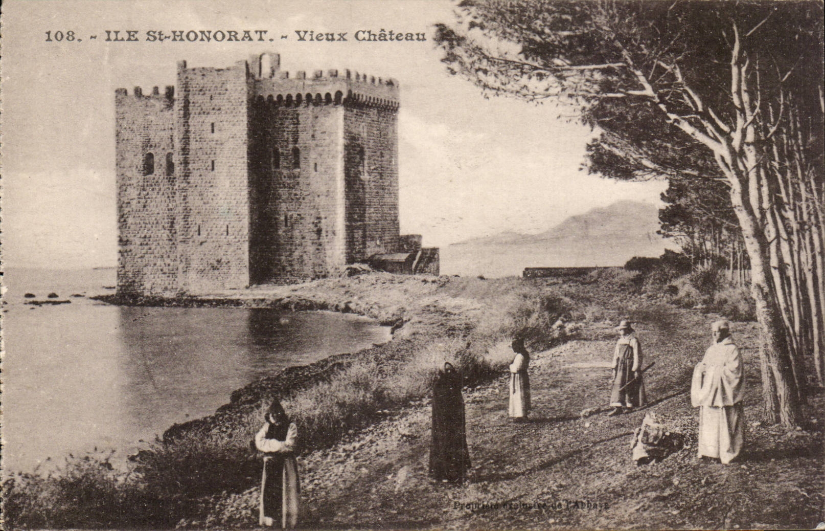 Insel-Str Honorat - alter Mann Schloss - CPA