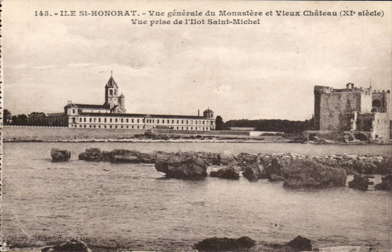 Insel-Str Honorat - Ansicht des Klosters - CPA