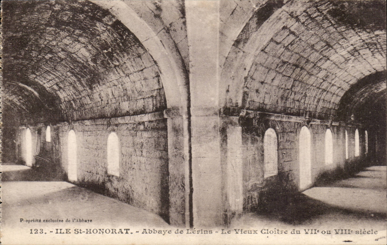 Insel-Str Honorat - Abtei von Lerins - das Kloster - CPA