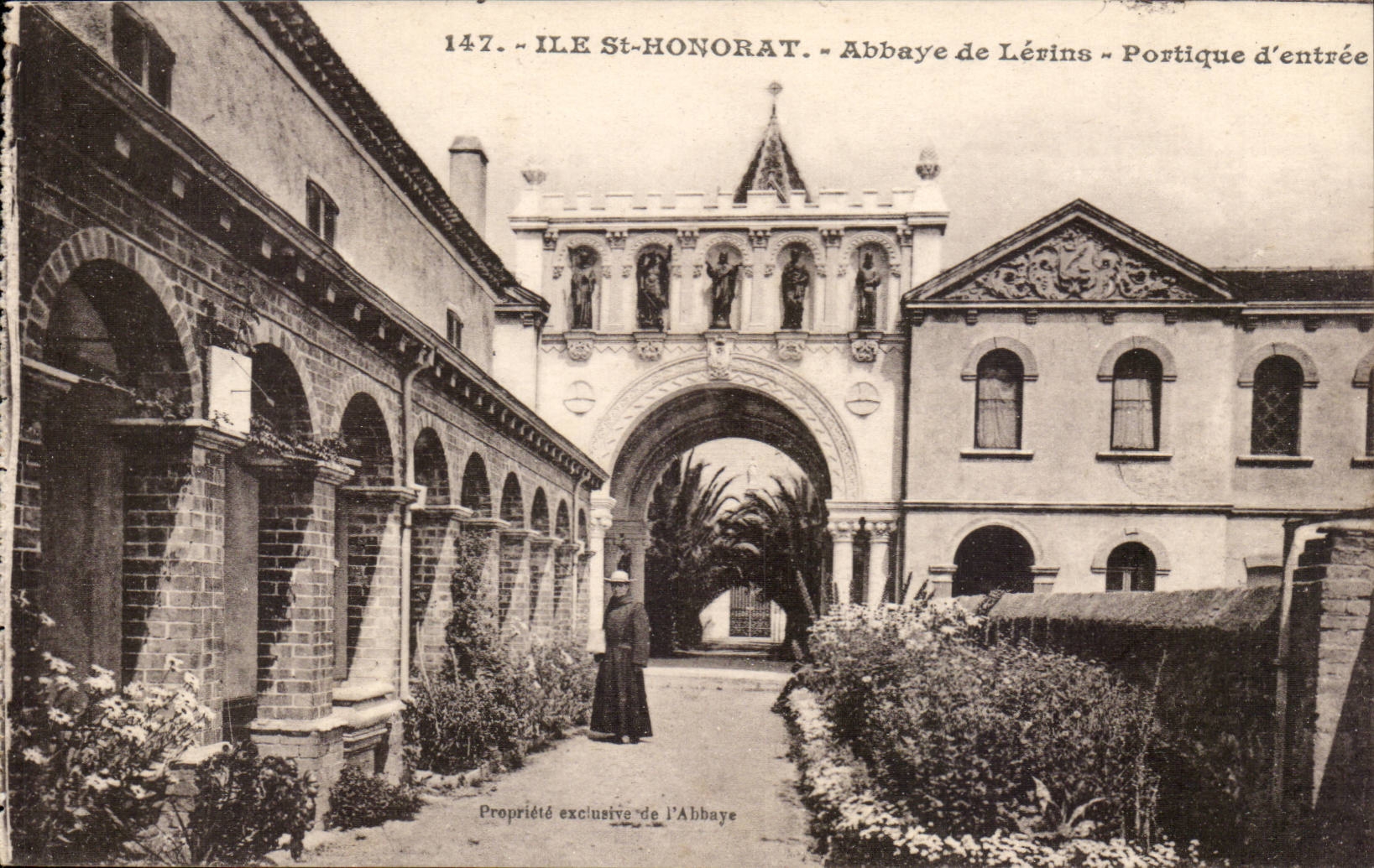 Insel-Str Honorat - Abtei des Lerins Bocks des Hereinkommens - CPA