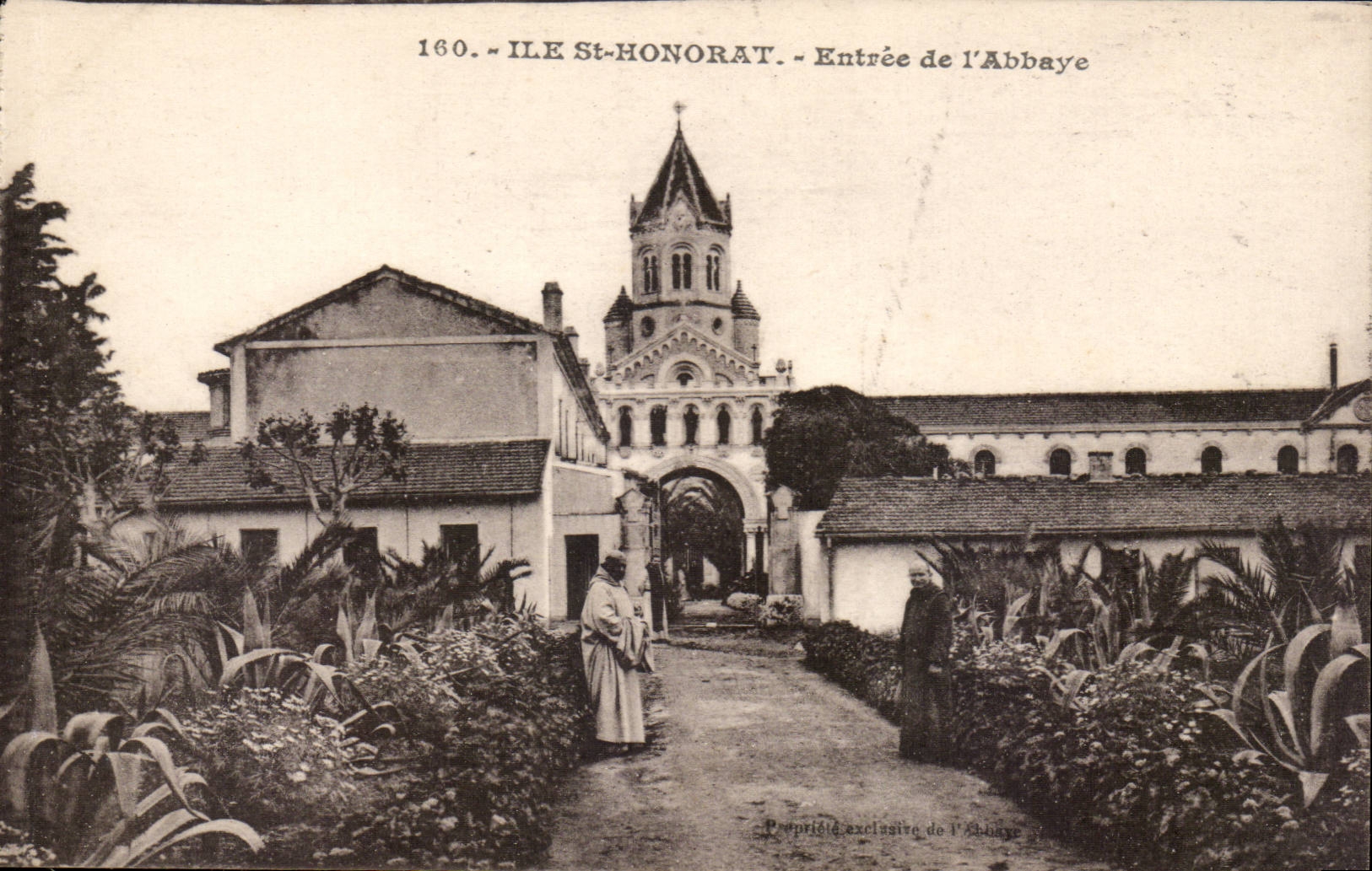 Insel-Str Honorat - Abtei von Lerins - Eingang - CPA