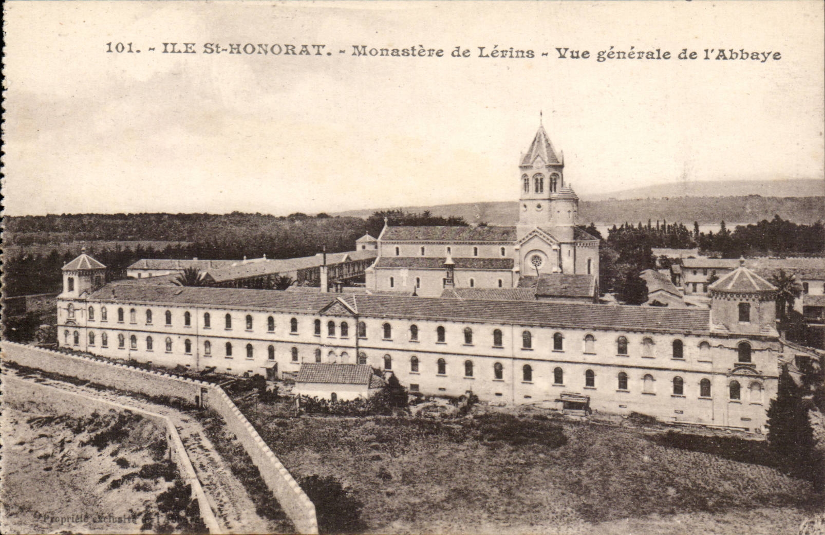 Insel-Str Honorat - Ansicht - Abtei von Lerins - CPA